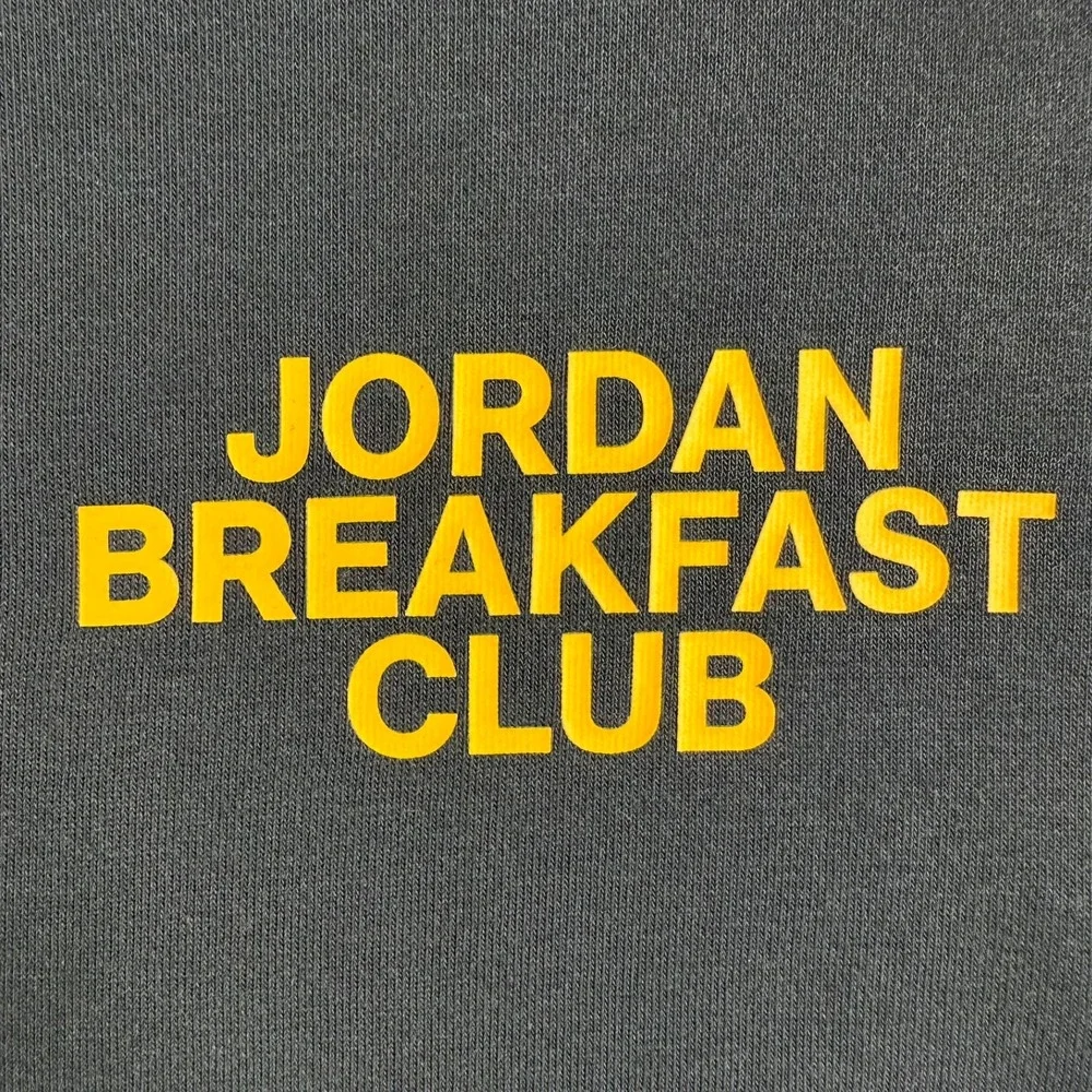 Jordan Breakfast Club Men's Small‎ Black Hoodie Pullover Training Activewear